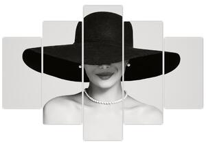 Slika - Ženska s klobukom (150x105 cm)