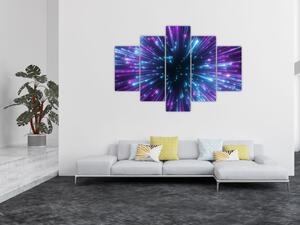 Slika - Neonski prostor (150x105 cm)