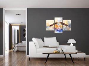 Slika - Lovilec sanj s perjem (90x60 cm)