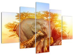 Slika afriških živali (150x105 cm)