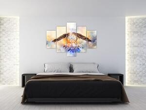 Slika - Lovilec sanj s perjem (150x105 cm)