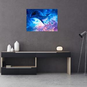 Slika - Vesoljski kit (70x50 cm)