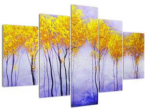 Slika rumenih dreves (150x105 cm)