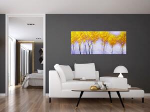 Slika rumenih dreves (120x50 cm)