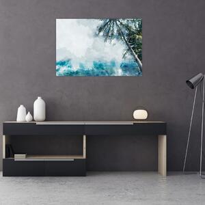Slika palme nad morjem (90x60 cm)