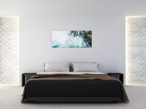 Slika palme nad morjem (120x50 cm)