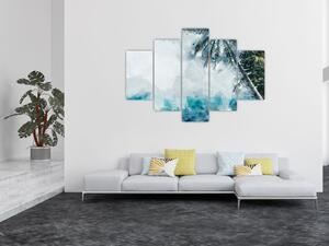 Slika palme nad morjem (150x105 cm)