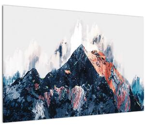 Slika - Abstraktna gora (90x60 cm)