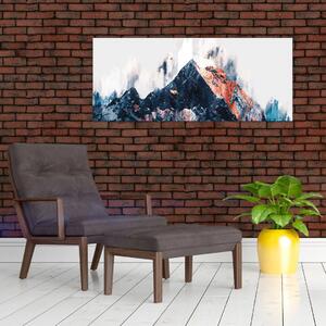 Slika - Abstraktna gora (120x50 cm)