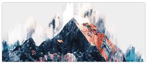 Slika - Abstraktna gora (120x50 cm)
