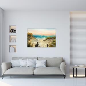 Slika - Peščena plaža (90x60 cm)