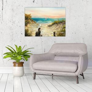 Slika - Peščena plaža (70x50 cm)