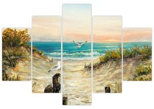 Slika - Peščena plaža (150x105 cm)