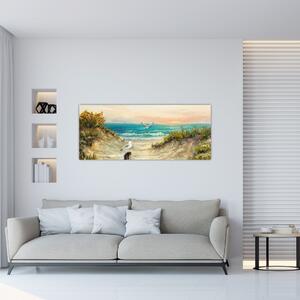 Slika - Peščena plaža (120x50 cm)