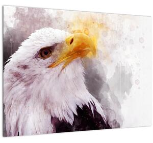 Staklena slika orla (70x50 cm)