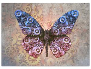 Slika - Steampunk metulj (70x50 cm)