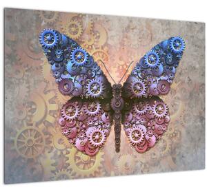 Slika - Steampunk metulj (70x50 cm)