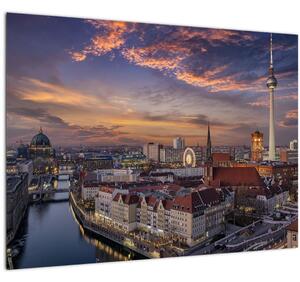 Slika - Sončni zahod nad Berlinom (70x50 cm)
