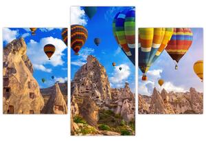 Slika - Baloni na vroč zrak, Kapadokija, Turčija. (90x60 cm)