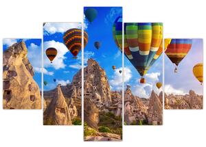 Slika - Baloni na vroč zrak, Kapadokija, Turčija. (150x105 cm)