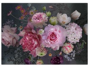 Slika - Vrtne rože (70x50 cm)
