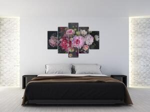 Slika - Vrtne rože (150x105 cm)