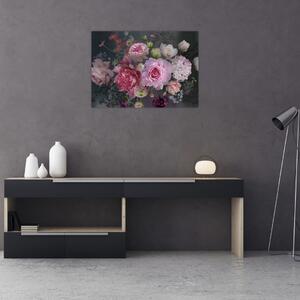 Slika - Vrtne rože (70x50 cm)