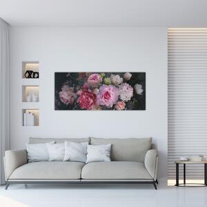 Slika - Vrtne rože (120x50 cm)