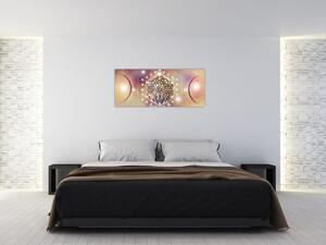 Slika - Mandala z elementi (120x50 cm)