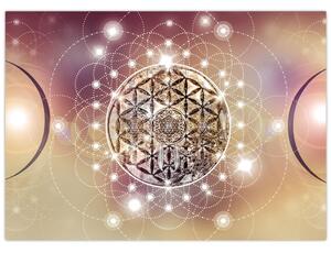 Slika - Mandala z elementi (70x50 cm)