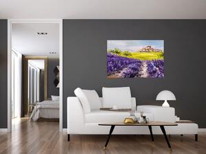 Slika - Provansa, Francija, oljna slika (90x60 cm)