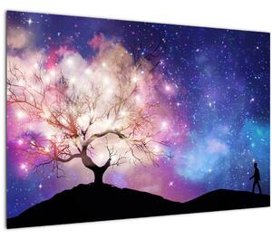 Slika - Vesoljsko drevo (90x60 cm)