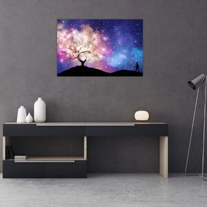Slika - Vesoljsko drevo (90x60 cm)