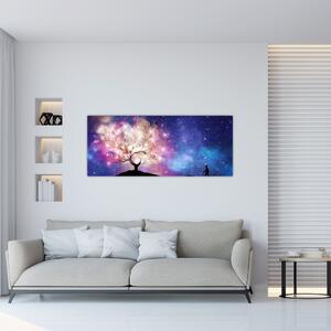 Slika - Vesoljsko drevo (120x50 cm)