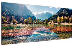 Slika - Jezero Jasna, Gozd Martuljek, Julijske Alpe, Slovenija (120x50 cm)