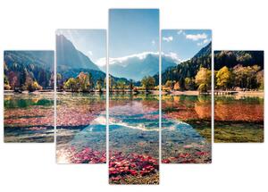 Slika - Jezero Jasna, Gozd Martuljek, Julijske Alpe, Slovenija (150x105 cm)