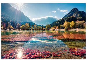 Slika - Jezero Jasna, Gozd Martuljek, Julijske Alpe, Slovenija (90x60 cm)