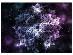 Slika - Lotusova mandala v vesolju (70x50 cm)