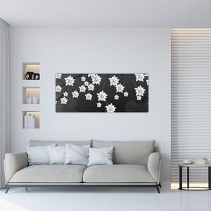 Slika - Rože na vejah (120x50 cm)