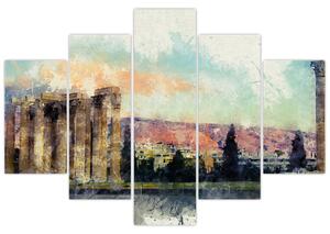 Slika - Akropola, Atene, Grčija (150x105 cm)