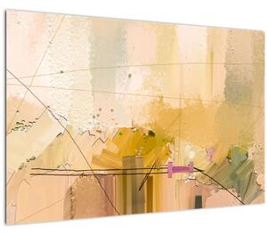 Slika - Abstrakcija, oljna slika (90x60 cm)
