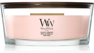 Woodwick Coastal Sunberry mirisna svijeća s drvenim fitiljem 453.6 g
