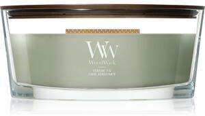 Woodwick Verdant Fig mirisna svijeća s drvenim fitiljem 453.6 g