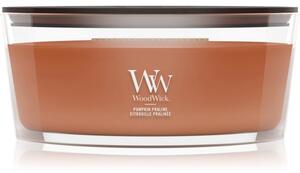 Woodwick Pumpkin Praline mirisna svijeća s drvenim fitiljem 453.6 g
