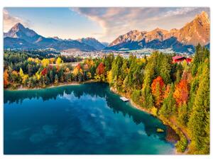 Slika - Uriško jezero, Avstrija (70x50 cm)