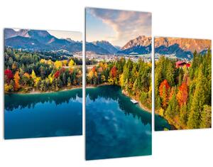 Slika - Uriško jezero, Avstrija (90x60 cm)