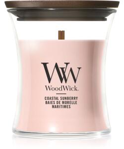 Woodwick Coastal Sunberry mirisna svijeća s drvenim fitiljem 85 g