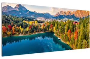 Slika - Uriško jezero, Avstrija (120x50 cm)