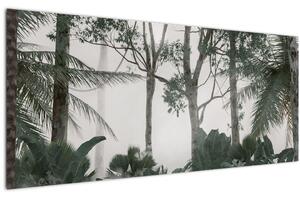 Slika - Džungla v jutranji megli (120x50 cm)