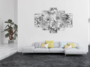 Slika - Bele rože (150x105 cm)